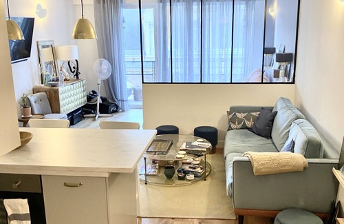 Porte-Dauphine Apartment | Small zen and cozy loft with well decorated terrace