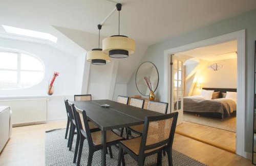 Copenhagen K Apartment | Unique 5 Bedroom Apartment w Exposed Beams in Copenhagen
