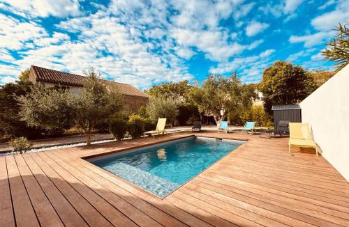 Puicheric Villa | À 1min d'une base nautique Maison spacieuse avec piscine
