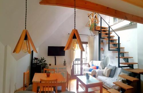 El Pueyo de Jaca Apartment | Ático dúplex con vistas