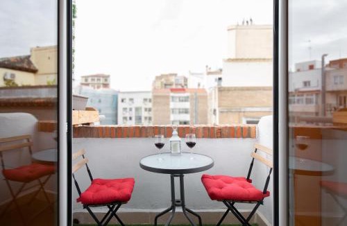 La Magdalena Apartment | Ático Teatro Romano - Terraza - Ascensor