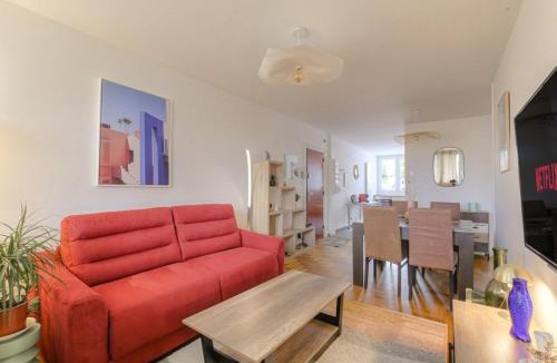 Sainte-Foy-les-Lyon Apartment | Élégant et Spacieux idéal déplacement Pro