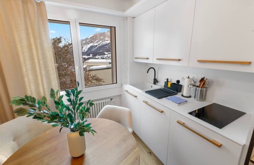 Leukerbad Apartment | Élégant studio à proximité des pistes et des bains