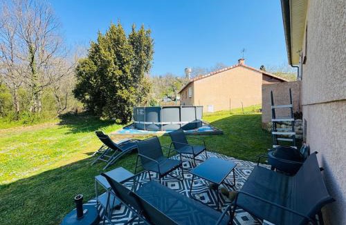 Montaut-Ariege Villa | Élégante villa avec piscine et jardin - Nord Ariège