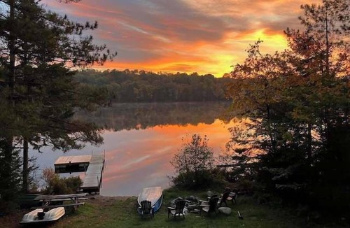 Nominingue Ski Chalet | Évasion au Lac Noir - Spa et Lac