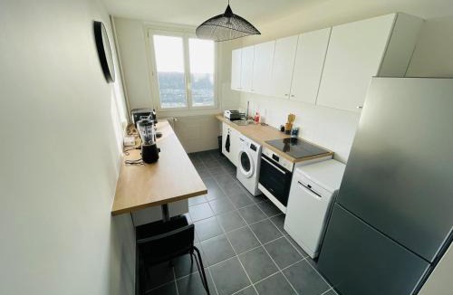 Quartier de la Grand'Mare Apartment | Évasion avec vue panoramique sur Rouen - 424