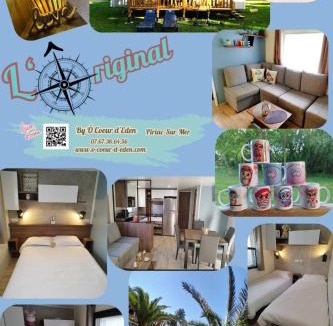 Piriac-sur-Mer Apartment | Ô Coeur d'Eden ,2 mobilhomes l'Ôriginal et le BÔ'Aime