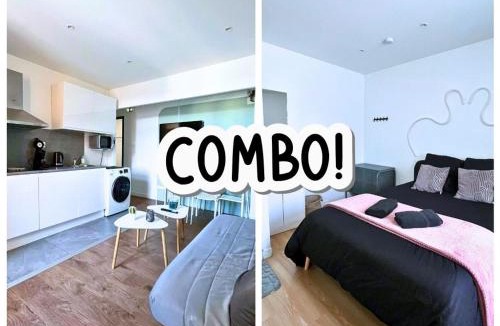 Saint-Quentin Apartment | ꨄ Combo centre-ville - 8 pers - 3 chambres avec salle de bain