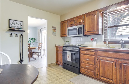 Butte Des Morts House | 1/2 Mi to Boat Launch: Family Getaway in Menasha!