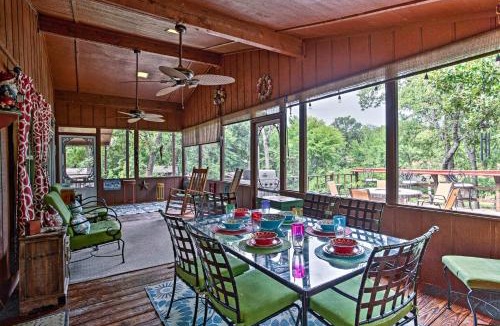 Log Cabin House | 1-Acre Rustic Lake Resort with Outdoor Entertainment