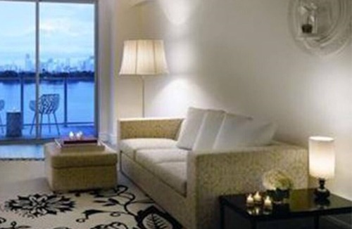 West Avenue Condo | 1 Bed 1 Bath Balcony bay view at 1424 Mondrian