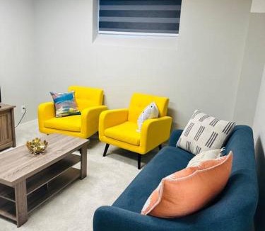 Transcona House | 1 Bedroom modern basement suite with private entrance