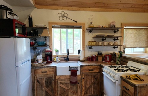 Hamilton Cabin | 1 Bedroom with Sleeping loft queen.