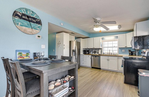 Surfside Beach House | 1 Block to Surfside Beach: Home w/Deck!