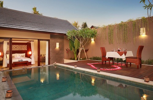 By Pass Ngurah Rai Villa | 1 BR Suite Villa with a private pool, FREE return airport transfers