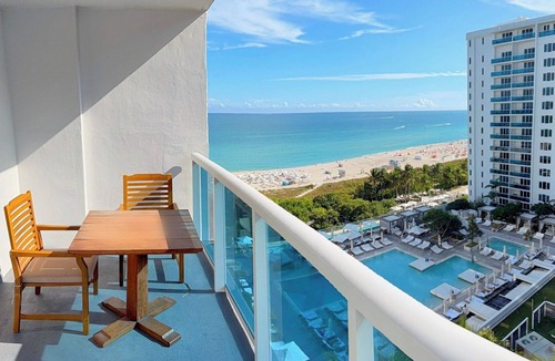 South Beach Condo | 1 Hotel Stylish 1 BR/1.5BA w/Balcony & Ocean View