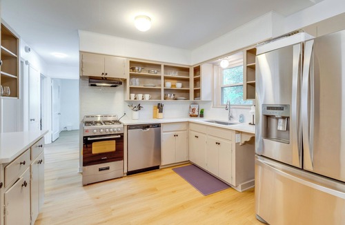 Hancock House | 1 Mi to Campus! Creekside Austin Home w/Game Room