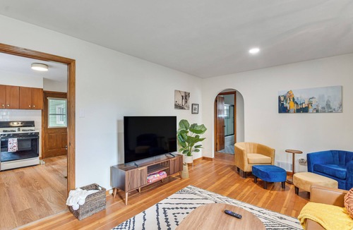 Burlington House | 1 Mi to Dtwn Burlington: Modern Home w/Yard!