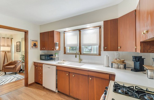 Burlington House | 1 Mi to Dtwn Burlington: Modern Home w/Yard!