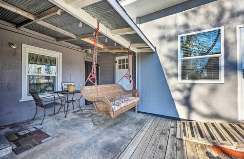 Rogers House | 1 Mi to Dtwn Rogers: Convenient Getaway w/Patio