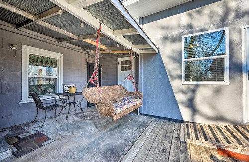 Rogers House | 1 Mi to Dtwn Rogers: Convenient Getaway w/Patio