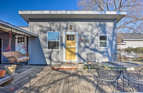 Rogers House | 1 Mi to Dtwn Rogers: Convenient Getaway w/Patio