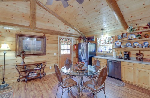 Tumbling Shoals Cabin | 1 Mi to Lake! Tumbling Shoals Cabin w/Fire Pit