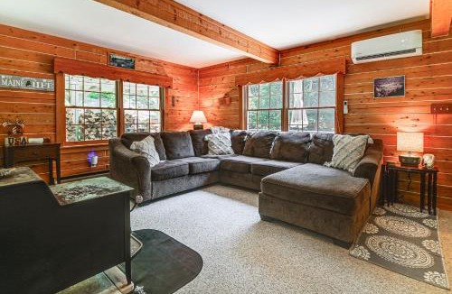 Oquossoc House | 1 Mi to Rangeley Lake Cabin with Wraparound Deck!