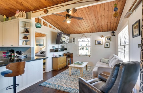 Galveston House | < 1 Mi to Sea Isle Beach, Nautical Home w/Hot Tub