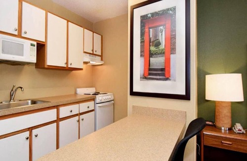 Maryland Heights Apartment | 1 Queen Bed | Non-Smoking, Kitchen, Sofa-Bed