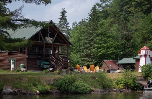 Bowman Ski Chalet | [# 10 The Bear] The large log lodge.