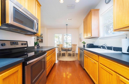 Vilano Beach House | 100 Steps to Beach ~ HEATED POOL ~ 2 King Beds!