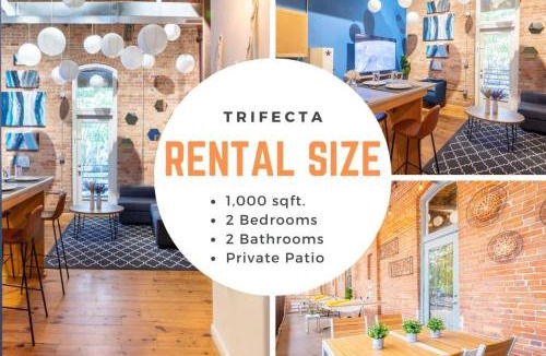 Downtown Apartment | 100 Year Old Historic Brick 2BR Loft Large Patio1