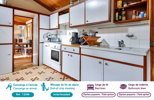 Noirmoutier-en-l'Ile Ski Chalet | 100m from the beach-6 adults/4 children-Garden