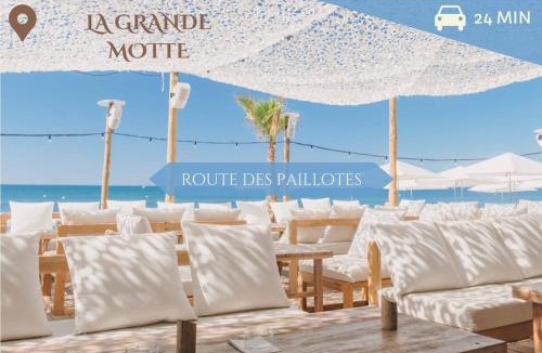 Mauguio House | 103 - La Pépite - 2 Chambres, Climatisation, Wifi, 6 pers