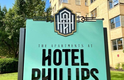 Bartlesville Apartment | 113 · Industrial Chic #113 - Hotel Phillips