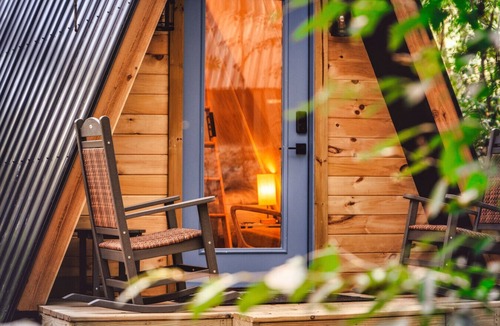 Rockbridge House | 12 Acre Escape | Tiny A-Frame | Romantic Glamping