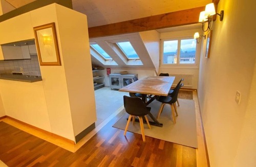 Lausanne Apartment | 128 * Penthouse between lake, Ouchy and city center