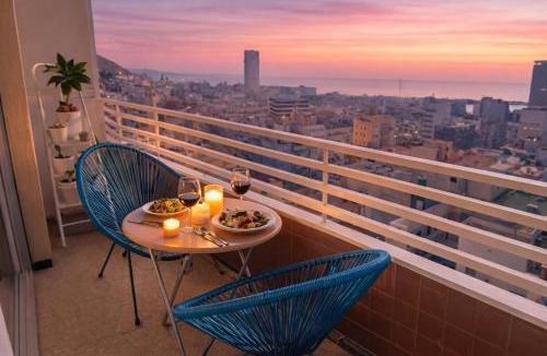 Ensanche Diputacion Apartment | 12th Floor Sea View Studio -Central Alicante