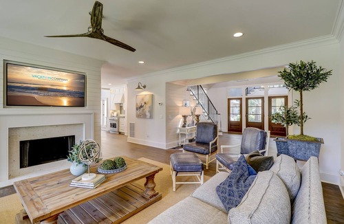 Oceanside House | 15 Duck Hawk-4th Row Ocean! A low country home that exudes charm & comfort.