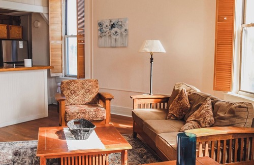 Oxford Apartment | 15% off Spring Special | Historic Bank | Wi-Fi | Close to Purdue