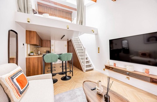 Quartier Sainte-Avoye Apartment | 155.Suite luxueuse-Etienne Marcel-Châtelet-Paris 3