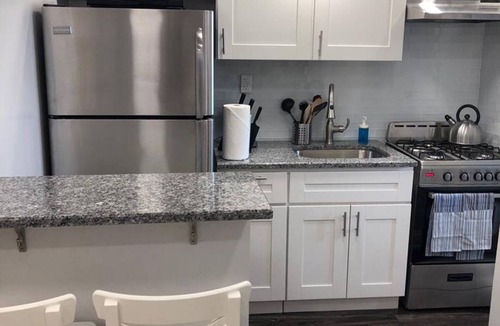 Industry Apartment | 1631 4C · Restful 1bed Apt/20 min to NYC-Parking Avail.