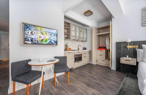 Financial District Apartment | 17John: King Studio Apartment - Disability Access