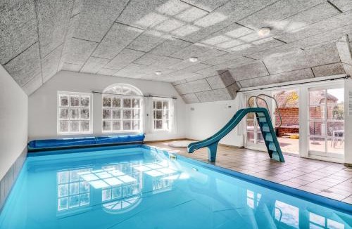 Øby House | 18-Person Pool House In Husby With Large Outdoor Hot Tub And Many Facilities