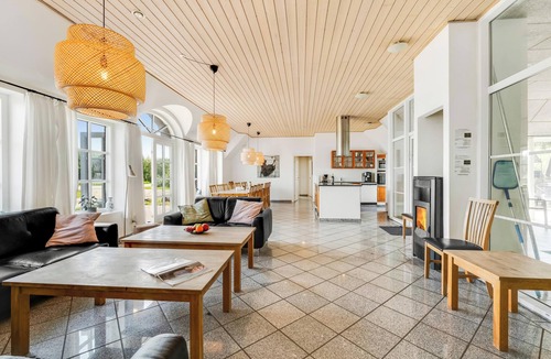 Øby House | 18-person pool house with indoor hot tub, water slide and outdoor hot tub