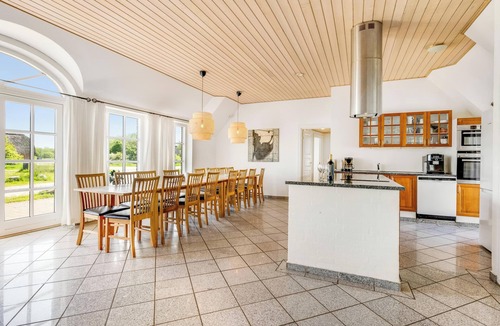 Øby House | 18-person pool house with indoor hot tub, water slide and outdoor hot tub