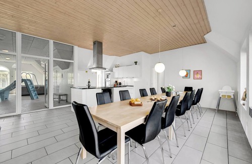 Øby House | 18-person pool house with hot tub, infrared sauna and activity room.