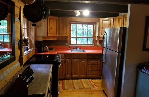 Ashburn Cabin | 1820 Log Cabin on Private 300 acres. Mtn biking, Hiking, x-country Skiing
