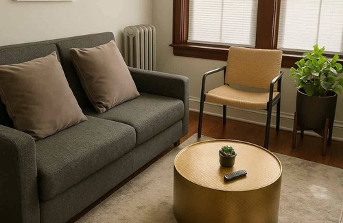 Cragin Apartment | 1BR 1BA Windy City Hideout